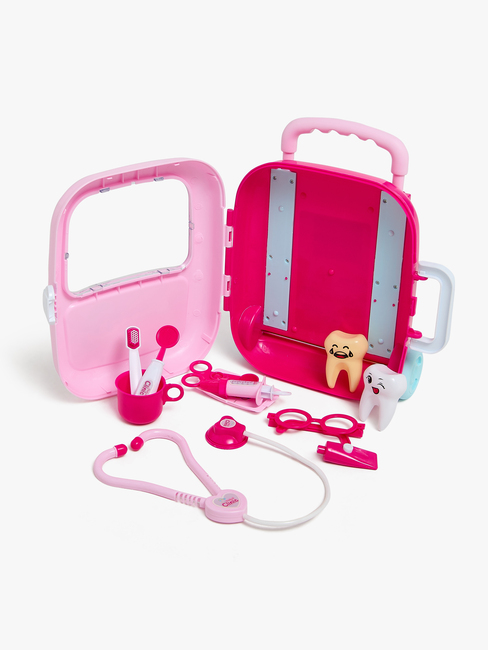 Cloudberry Castle Lääkärinlaukku Hammaslääkäri, Vaaleanpunainen