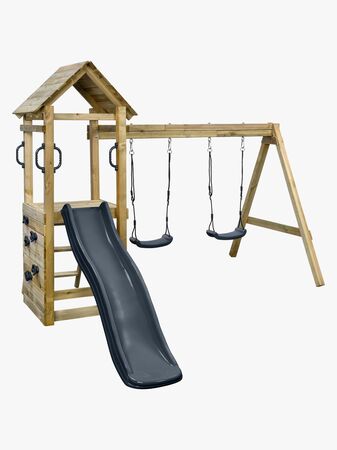 Swing King Maria Leikkiteline + Harmaa Liukumäki