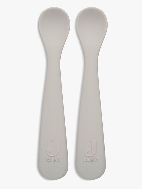 Jollein Silikonilusikka 2-pack, Nougat