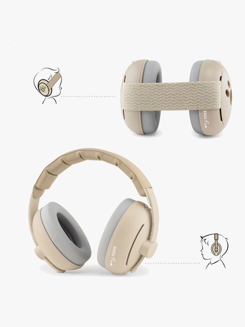ZAZU Kuulosuojaimet, Jr Beige