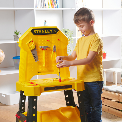 Stanley Jr. Työpenkki + Porakone & Työkalusetti