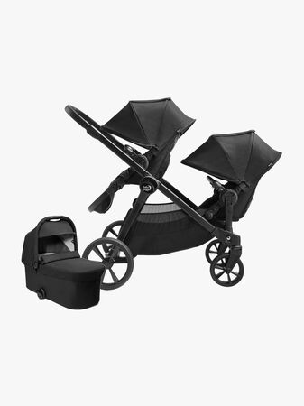 Baby Jogger City Select 2 Tencel Sisarusrattaat, Lunar Black