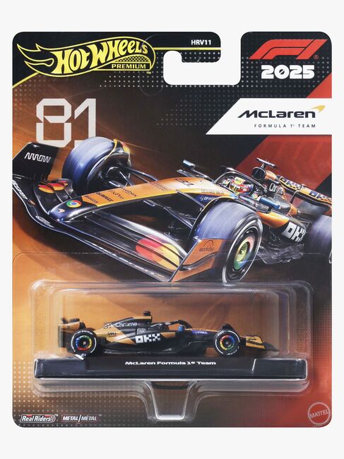 Hot Wheels F1 Racing Premium McLaren Oscar Piastri Kilpa-auto 1:64