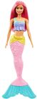 Barbie Dreamtopia Nukke Merenneito, Vaaleanpunainen/Keltainen