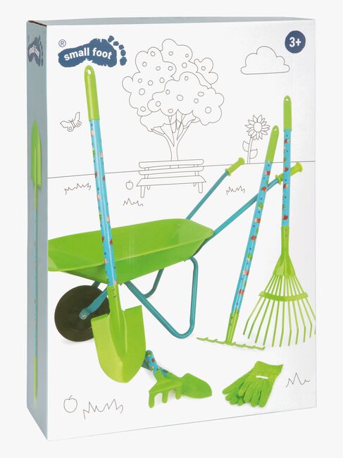 Small Foot  Suuri Puutarhasetti + Kottikärryt