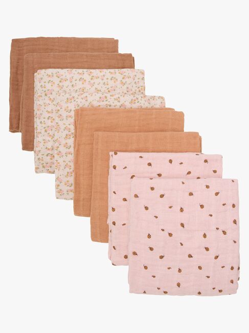 Peppi Musliiniviltti 8-pack, Sepia Rose
