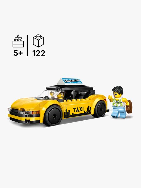 LEGO City 60487 Keltainen taksi