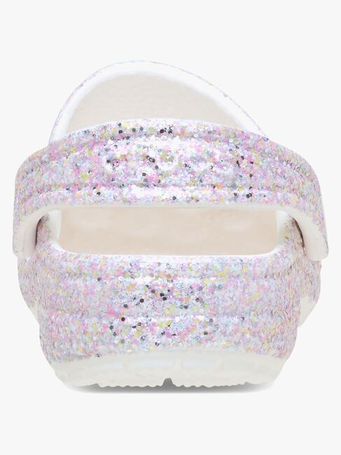 Crocs Classic Fantasy Glitter Kids Pistokkaat, White