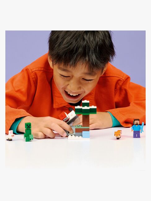 LEGO Minecraft 21583 Steven seikkailu Taiga-metsässä