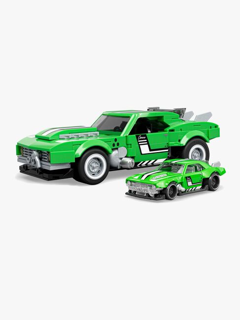 Mattel Brick Shop Hot Wheels Speed Series Brick Shop Hot Wheels Työmaasetti Custom ’68 Camaro 289 Osaa