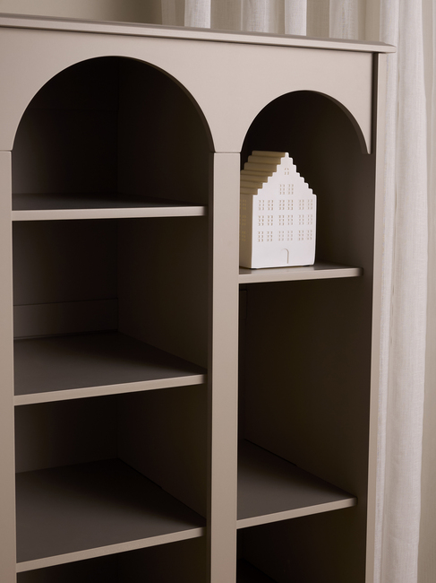 Alice & Fox Dune  Koristeellinen Kirjahylly, Greige