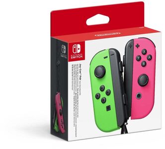 Nintendo Switch Joy-Con Peliohjain 2 Kpl, Neonvihreä/Neonpunainen 