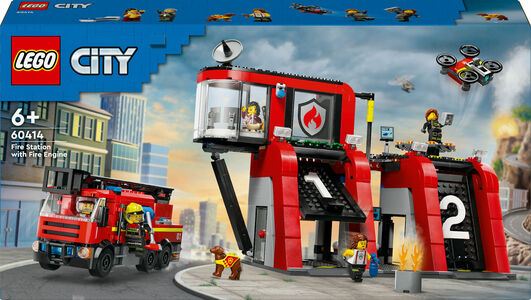 LEGO City 60414 Paloasema ja paloauto
