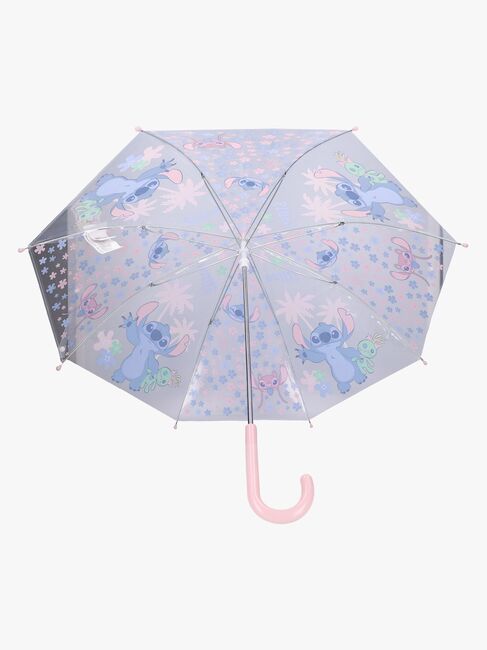 Disney Stitch Sateenvarjo Rainy Days, Vaaleanpunainen