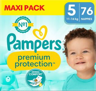 Pampers Premium Protection Vaippa Koko 5 11–16 kg 76-pack