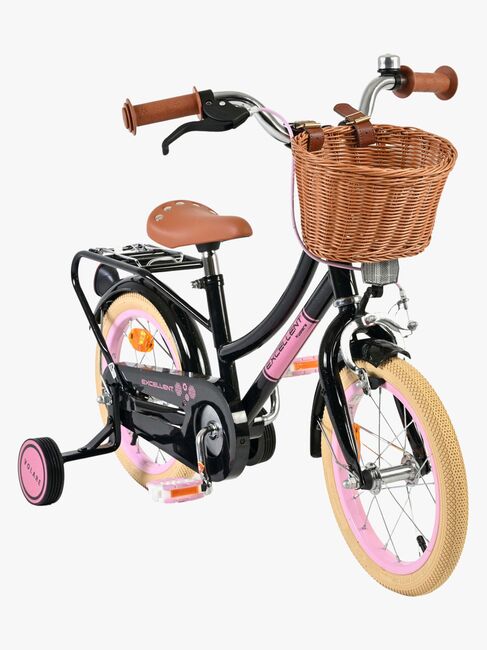 Volare  Polkupyörä + Kori 14'', Musta