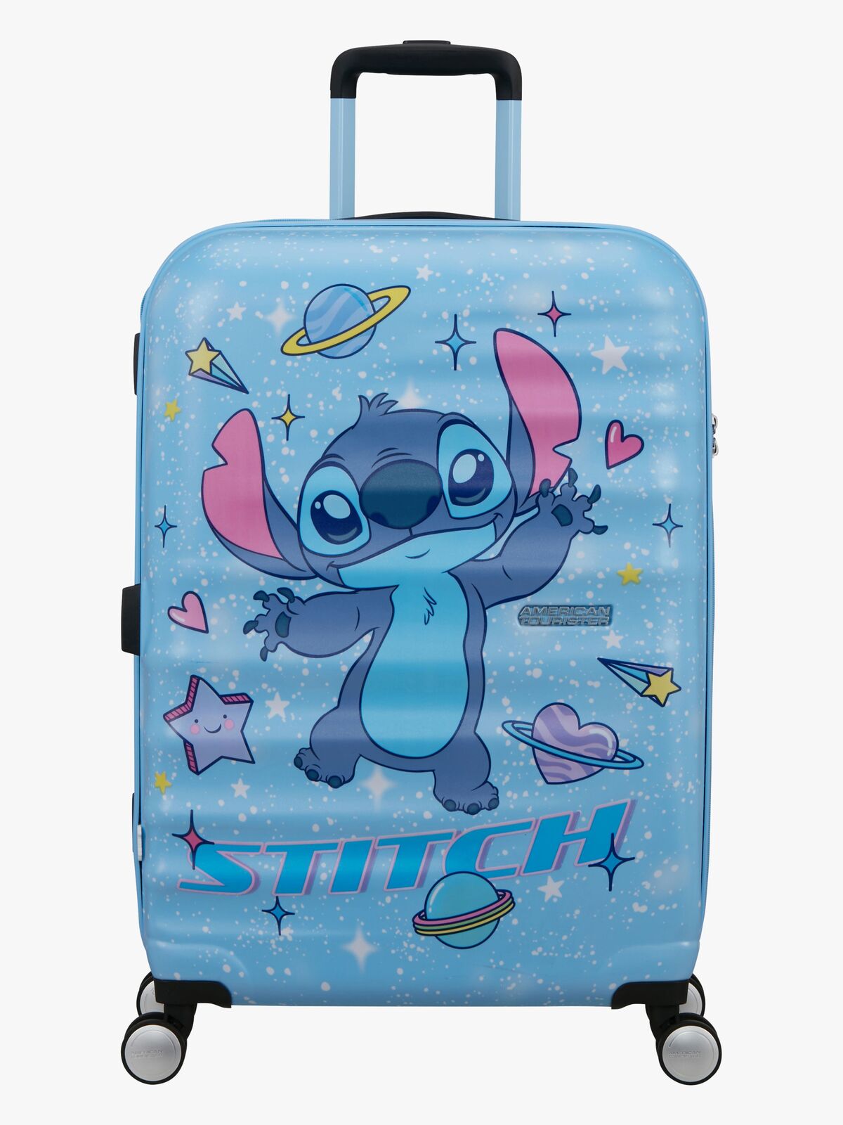 American Tourister Wavebreaker Disney Spinner Matkalaukku 35L, Stitch Universe