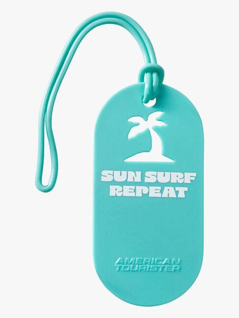 American Tourister Fun Tags Matkalaukun Nimilappu 2-pack, Sun Surf Repeat