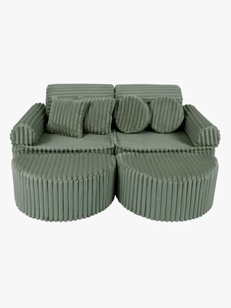 MeowBaby Churros Sohva Max, Olive Sage Green