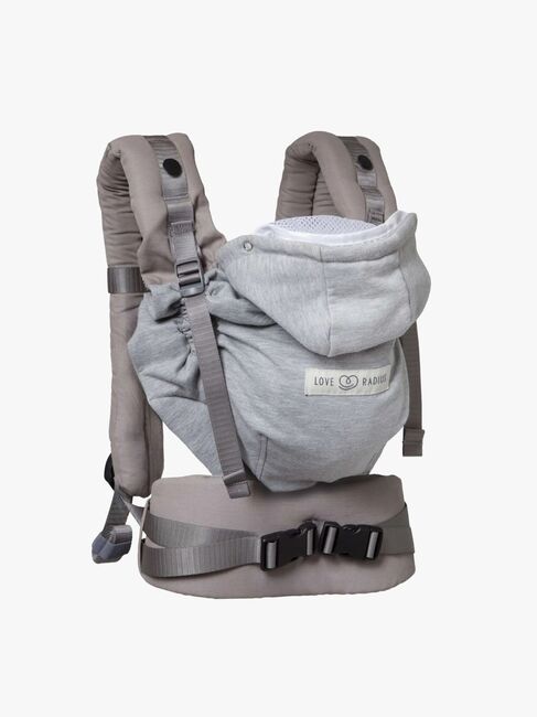 Love Radius HoodieCarrier 2 Kantoreppu, Athletic Grey