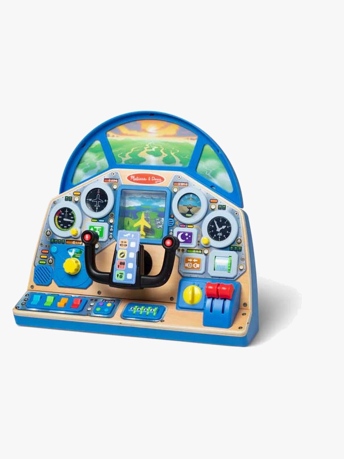 Melissa & Doug Jet Lentäjä Interaktiivinen Kojelauta