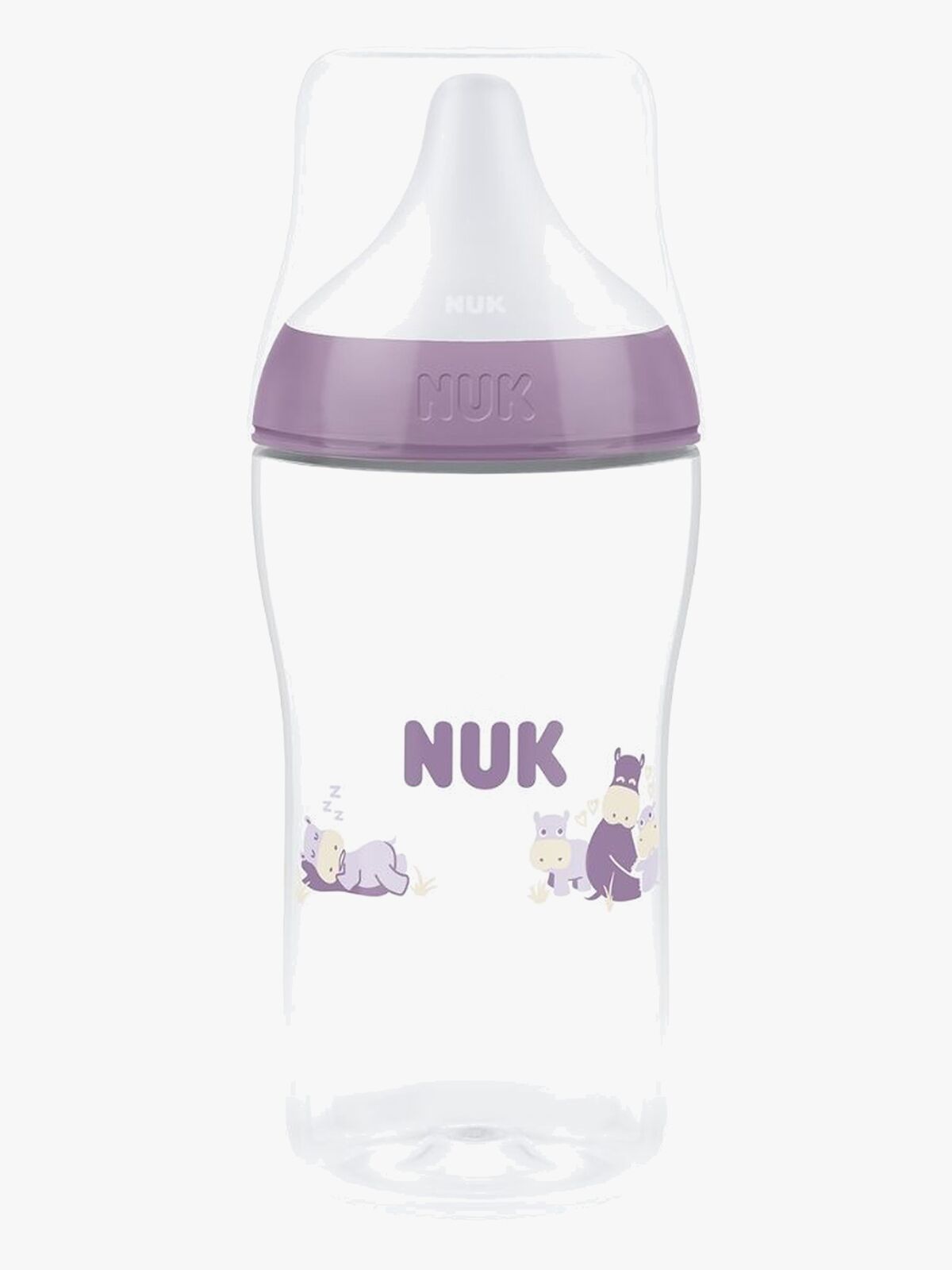 NUK Perfect Match Tuttipullo 260 ml, Hippo