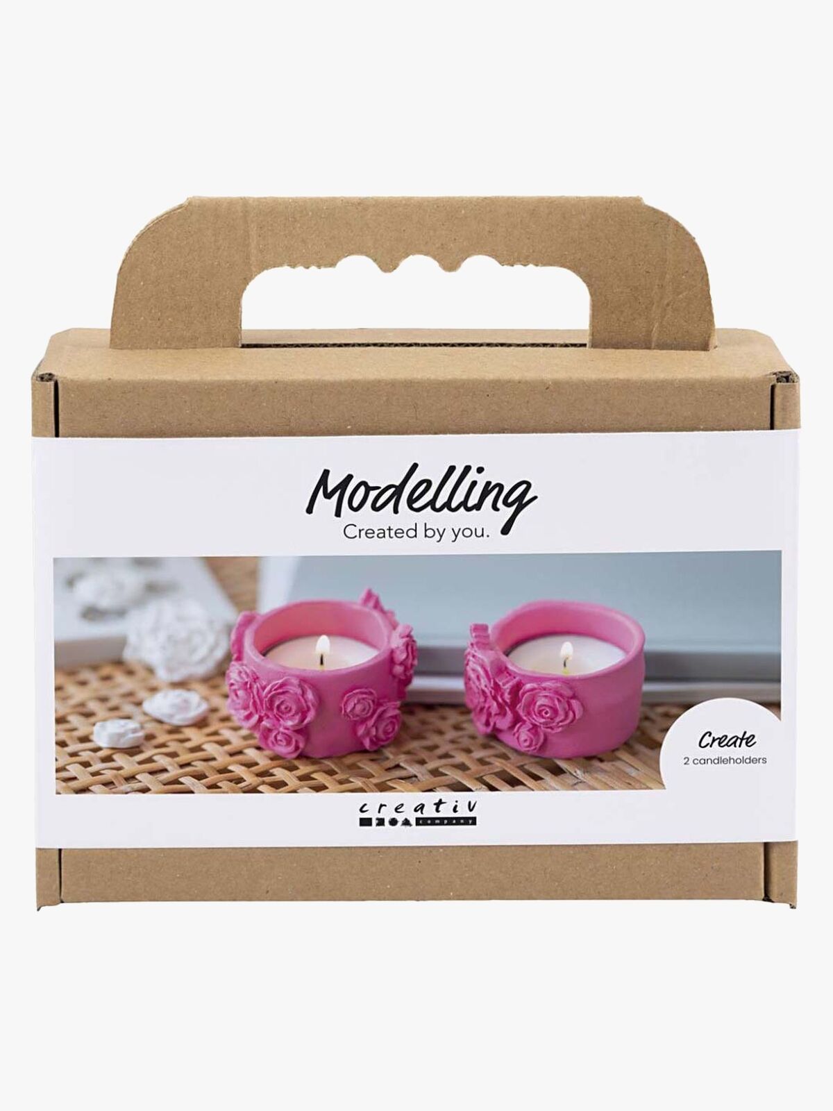 Creativ Company DIY-setti Muovailuvaha Tuikkupidike Mini