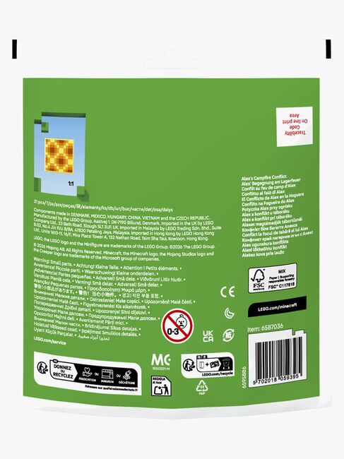 LEGO Minecraft 30732 Alexin nuotioseikkailu