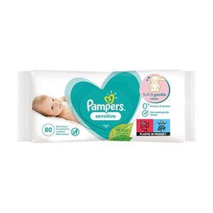 Pampers Sensitive Baby Wipes 80-pack 
