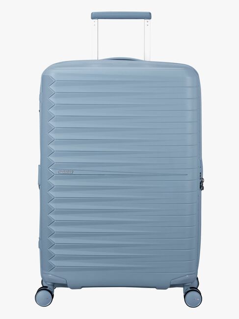 American Tourister FastForward Spinner Matkalaukku 67-77L, Steel Blue