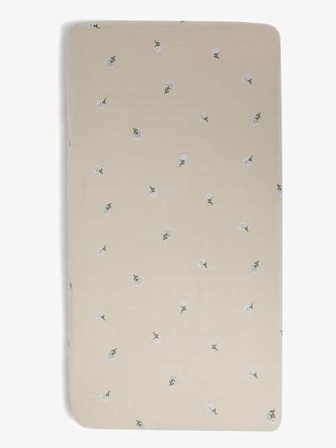 Alice & Fox TWIGGIE Muotoonommeltu Aluslakana Kehto 40x90, Beige