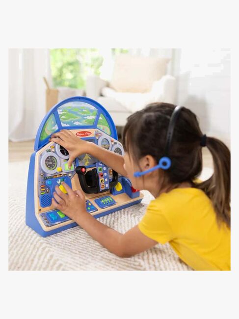 Melissa & Doug Jet Lentäjä Interaktiivinen Kojelauta
