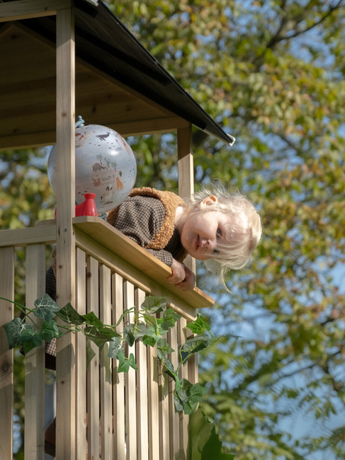 EXIT Panorama Leikkimökki + Liukumäki & Hiekkalaatikko 550