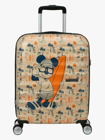 American Tourister Wavebreaker Disney Spinner Matkalaukku 35L, Mickey Super Surfer