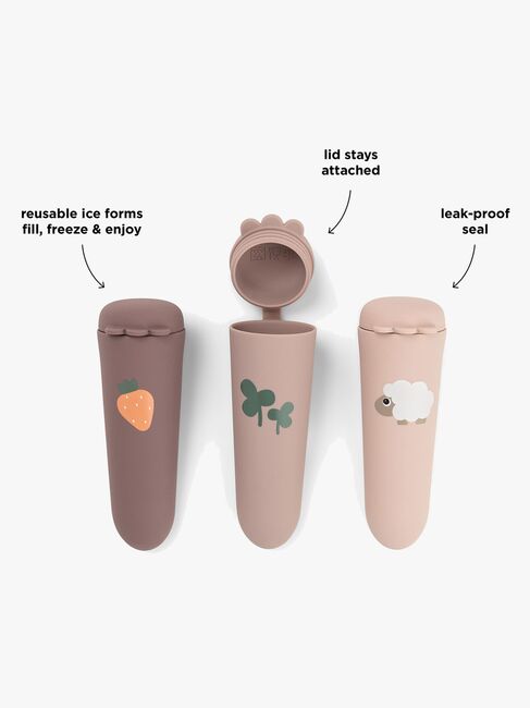 Done By Deer Sheppy Jäätelömuotti Silikoni 3-pack, Powder