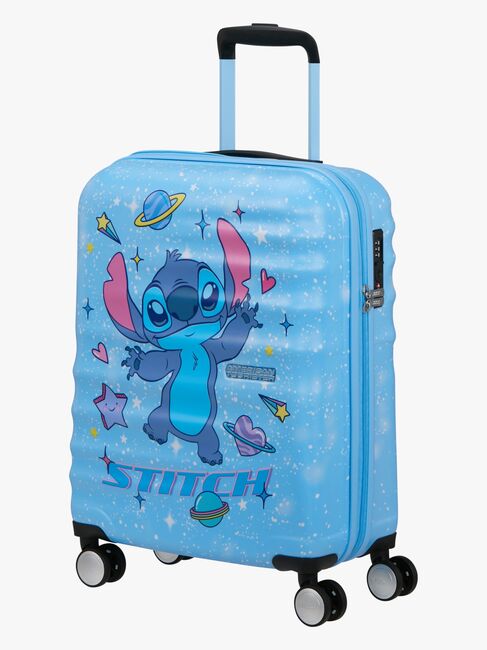 American Tourister Wavebreaker Disney Spinner Matkalaukku 35L, Stitch Universe