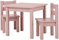 Hoppekids MADS Pöytä + Tuolit, Pale Mauve