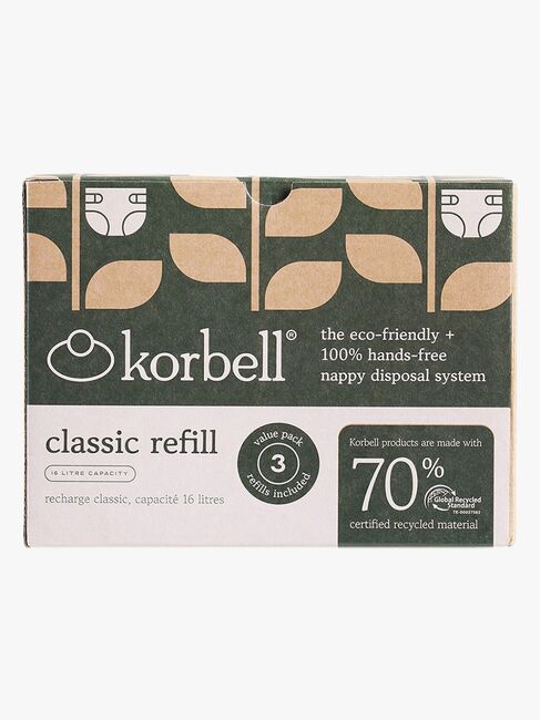 Korbell Classic Täyttöpakkaus 3-pack