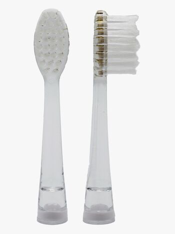 bblüv Ultrasonic Sähköhammasharja PRO Täyttöpakkaus 3–6 Vuotta, Valkoinen/Beige