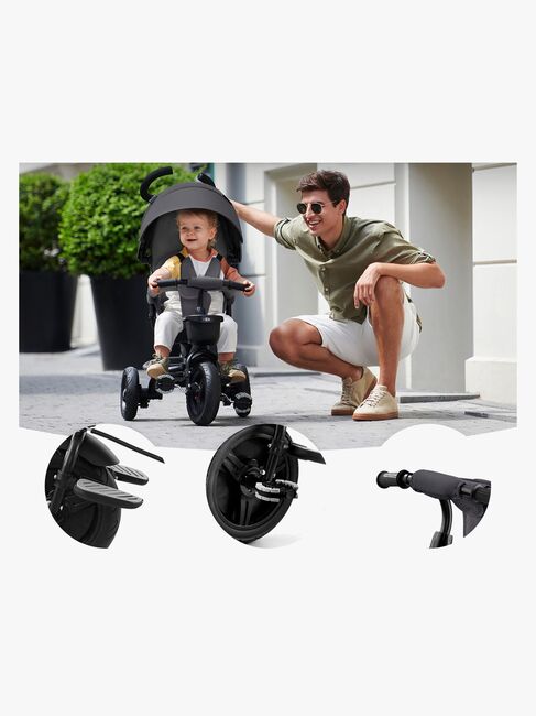 Kinderkraft AVEO 6-in-1 Kolmipyörä, Harmaa