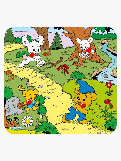 Egmont Kärnan Bamse Nuppipalapeli Bamse Metsässä 4