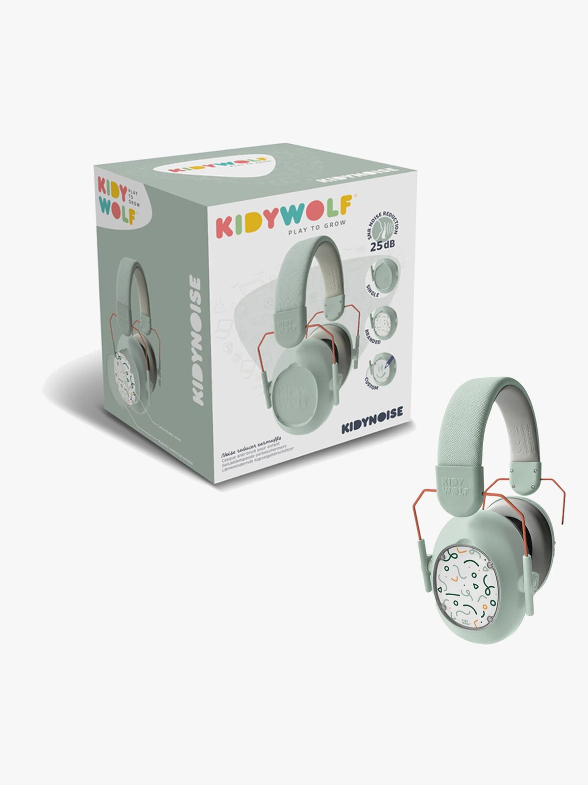 Kidywolf KIDYNOISE Kuulosuojaimet, Vihreä