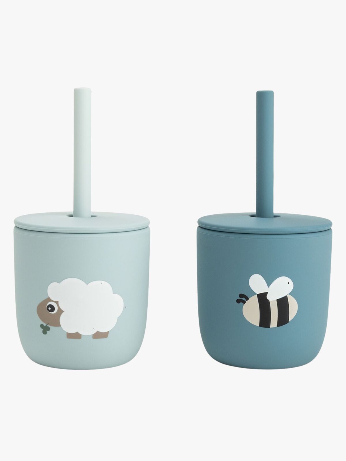 Done By Deer Tiny Farm Pillimuki Silikoni 2-pack, Blue