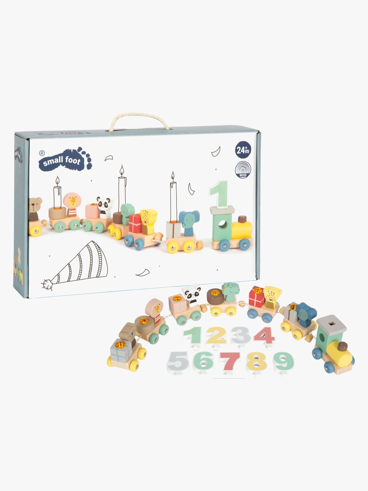 Small Foot Syntymäpäiväjuna Eläimet