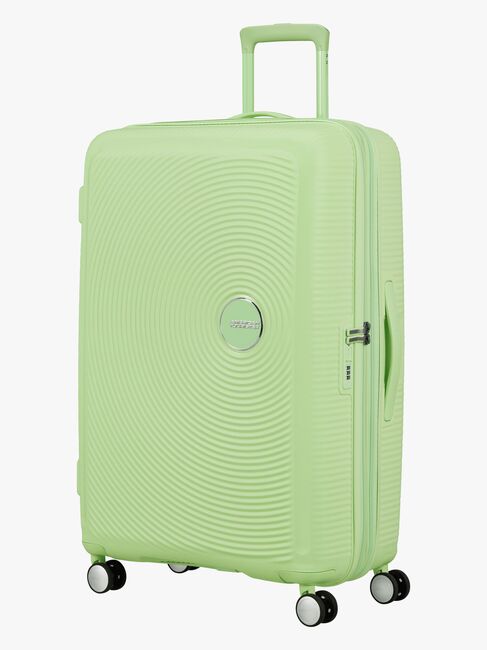 American Tourister Soundbox Spinner Matkalaukku 97-110L, Kiwi Green