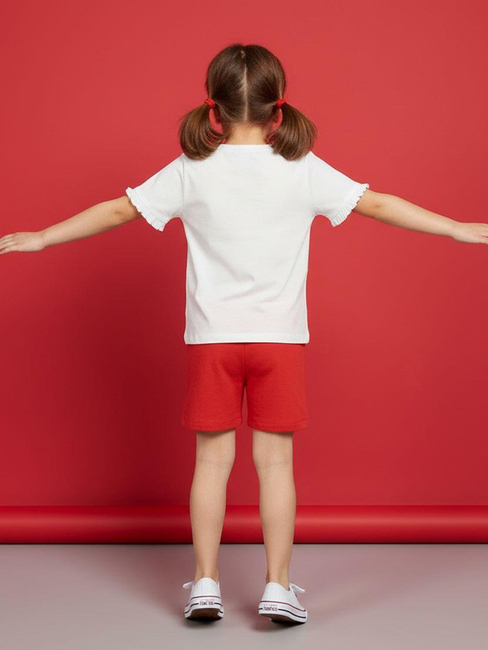 Disney Minni Hiiri T-paita + Shortsit Setti, Valkoinen