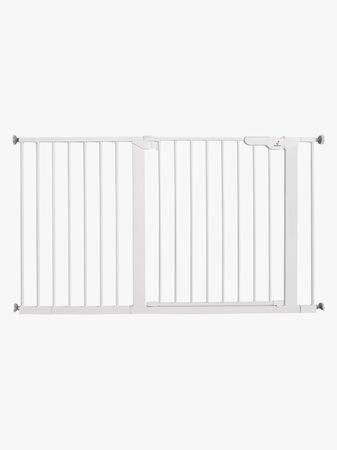 BabyDan Premier Turvaportti + 8 Pidennysosaa 126–132,2 cm, Valkoinen