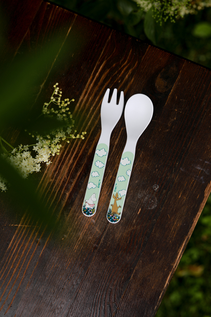 Muumi Niitty Lusikka Ja Haarukka, Vihreä