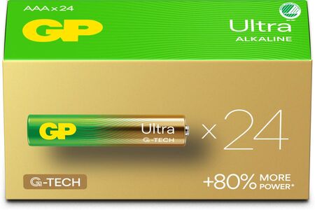 GP Ultra Alkaline G-TECH AAA/LR03 Paristo Joutsenmerkitty 24-Pack