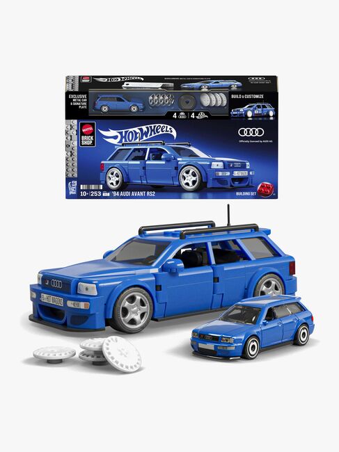 Mattel Brick Shop Hot Wheels Speed Series Rakennussarja Audi Avant RS2 -94